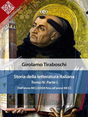 cover image of Storia della letteratura italiana del cav. Abate Girolamo Tiraboschi &#8211; Tomo 4. &#8211; Parte 1